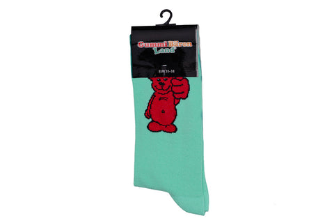 GBL Socken Bärtram türkis, Größe 35-38